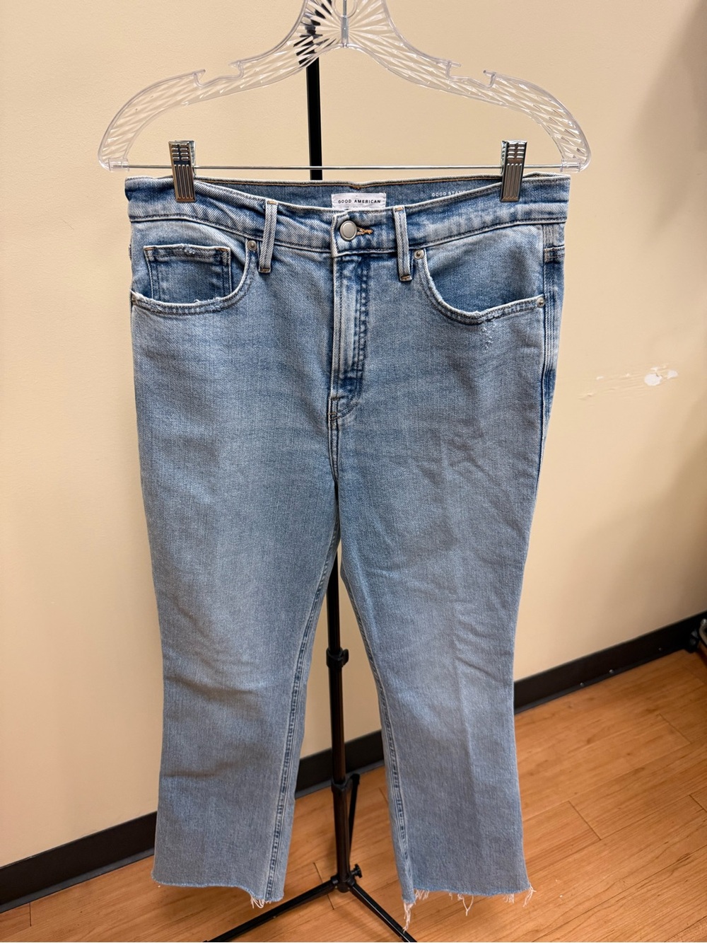 Good American Good Standard Kick Flare Jeans - 8/29